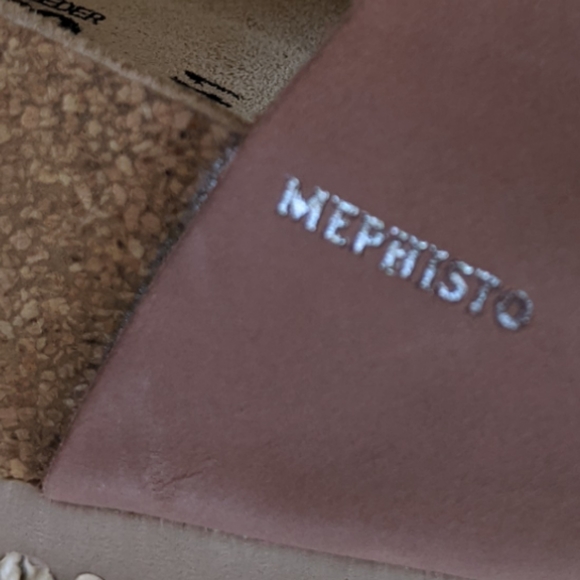 Mephisto Lisane Air-Relax slide wedge slip on sandals blush pink open toe - Picture 16 of 16